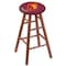 Holland Bar Stool Co Oak Bar Stool, Medium Finish, USC Trojans Seat RC30OSMed - alternate 1